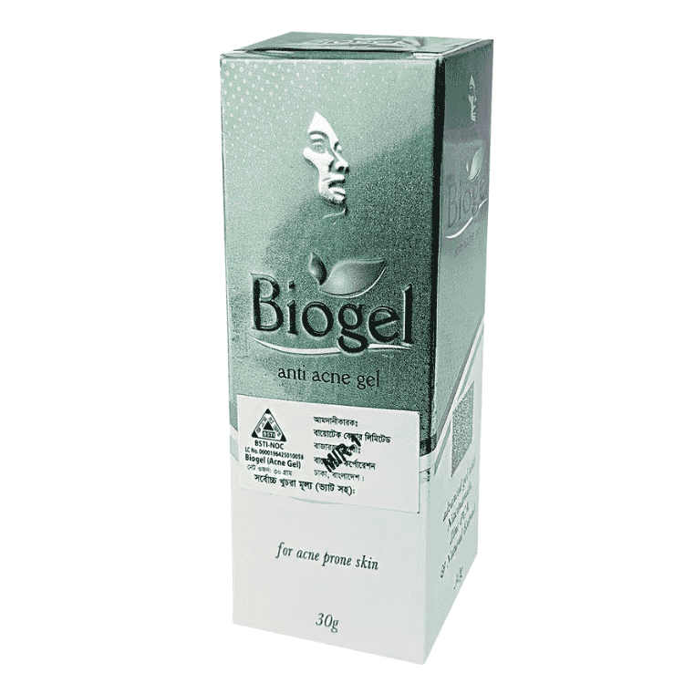 Biogel Anti Acne Gel for Acne Prone Skin 30g